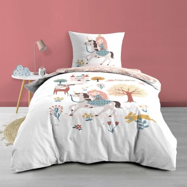 Housse de couette - 140 x 200 cm + taie - Lilibelle