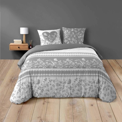 Housse de couette - 200 x 200 cm + taies - Annie
