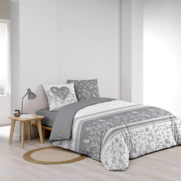 Housse de couette - 200 x 200 cm + taies - Annie
