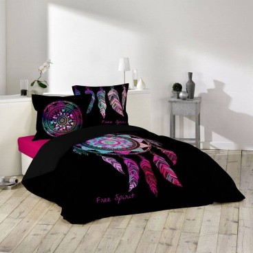 Housse de couette - 220 x 240 cm + taies - Porte-bonheur - Attrape-rêve