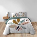 Housse de couette - 220x240 cm + taies - Dessin floral
