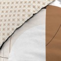 Housse de couette - 220x240 cm + taies - Graphique floral