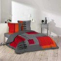 Housse de couette - 240 x 220 cm + taies - Teintes automnales