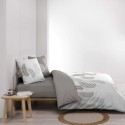Housse de couette - 260x240 cm + taies - 57 fils - Feuillage