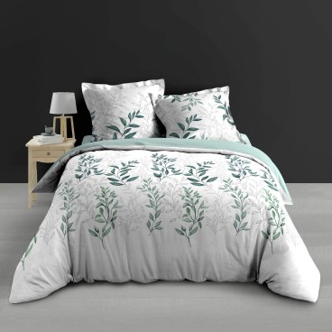 Housse de couette - 260x240 cm + taies - Motifs floraux