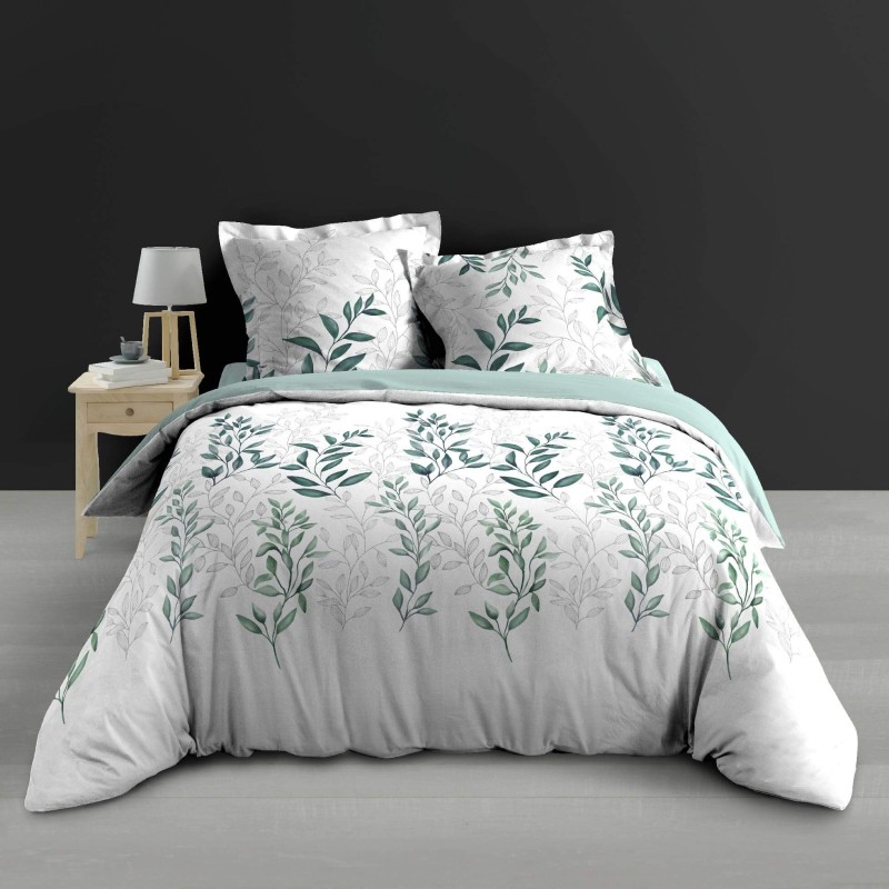 Housse de couette - 260x240 cm + taies - Motifs floraux