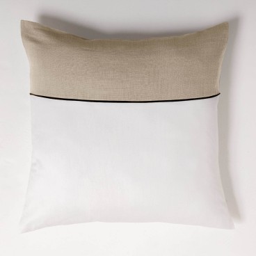 Housse de couette 220x240 cm + taies - 57 fils - Coton tissé