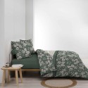 Housse de couette 220x240 cm + taies - Feuillage vert kaki Housse de couette 220x240 cm + taies - Feuillage vert kaki