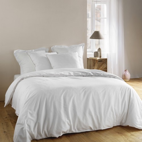 Housse de couette 220x240 cm + uni blanche