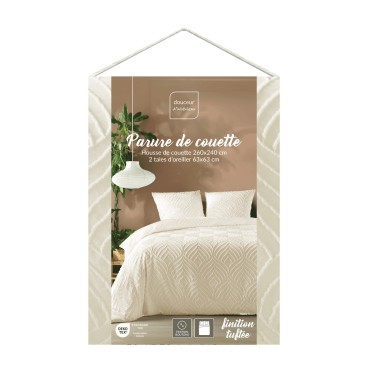 Housse de couette 240x260 cm + taies - Formes Graphique tufté