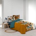 Housse de couette 240x260 cm + taies - Percale - Feuillage coloré Housse de couette 240x260 cm + taies - Percale - Feuillage coloré