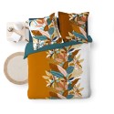 Housse de couette 240x260 cm + taies - Percale - Feuillage coloré Housse de couette 240x260 cm + taies - Percale - Feuillage coloré