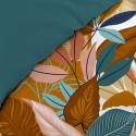 Housse de couette 240x260 cm + taies - Percale - Feuillage coloré Housse de couette 240x260 cm + taies - Percale - Feuillage coloré