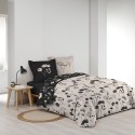 Housse de couette 240x260 cm + taies - Percale - Fleurs Housse de couette 240x260 cm + taies - Percale - Fleurs