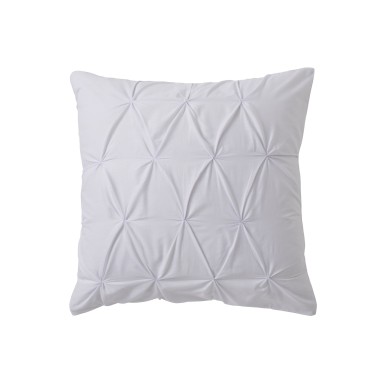 Housse de couette 260x240 cm + taies - Blanc - Effet matelassé