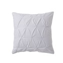 Housse de couette 260x240 cm + taies - Blanc - Effet matelassé