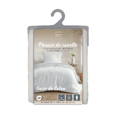 Housse de couette Gaze de Coton - 140x200 cm