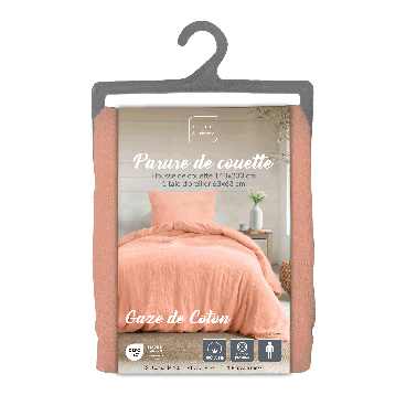 Housse de couette Gaze de Coton - 140x200 cm