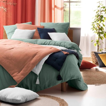 Housse de couette Gaze de Coton - 240 x 220 cm