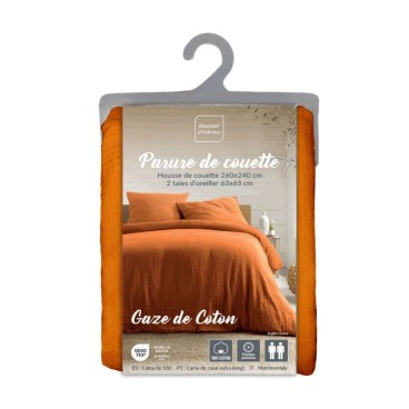 Housse de couette Gaze de Coton - 260 x 240 cm