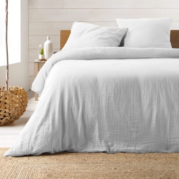 Housse de couette Gaze de Coton - 260 x 240 cm