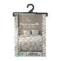 Housse de couette réversible - 220x240 cm + taies - Ronds blancs et beiges