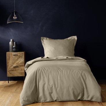 Housse de couette unie 140x200 cm - Coton