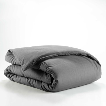 Housse de couette unie 140x200 cm - Coton