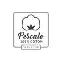 Housse de couette unie 220x240 cm - Percale Housse de couette unie 220x240 cm - Percale