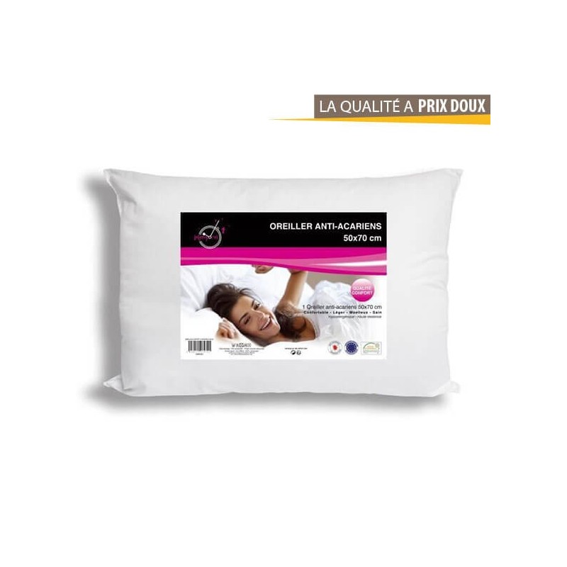 Oreiller anti-acariens - 50 x 70 cm