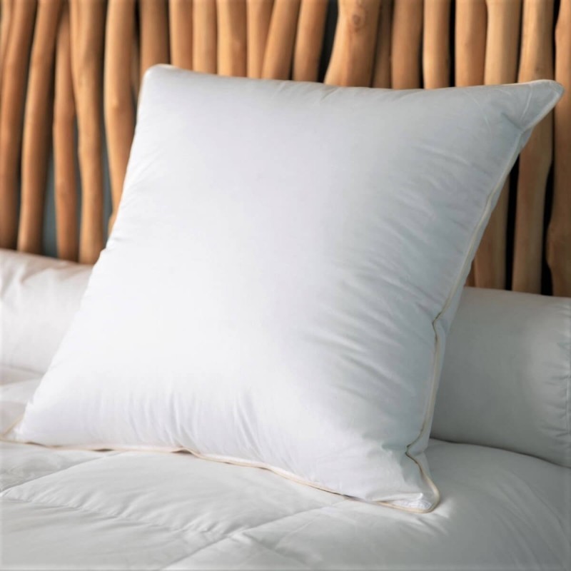 Oreiller bio et écologique 90% duvet, Dimension: 60x60 cm